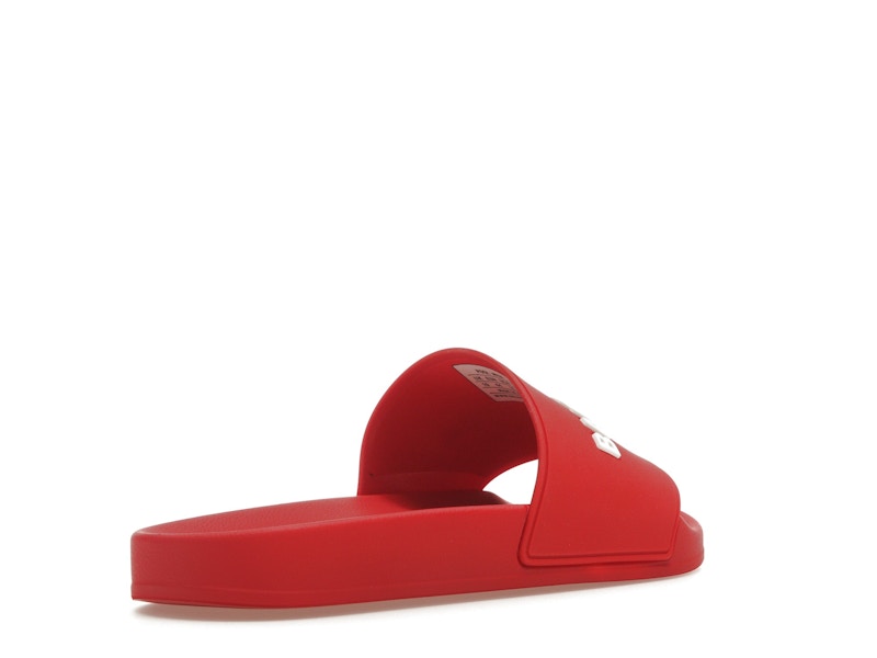 Balenciaga Pool Slide Red White