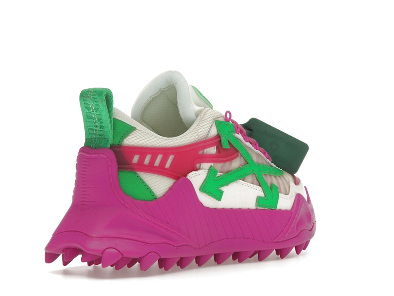 OFF-WHITE Odsy-1000 White Fuchsia Green (Women's)