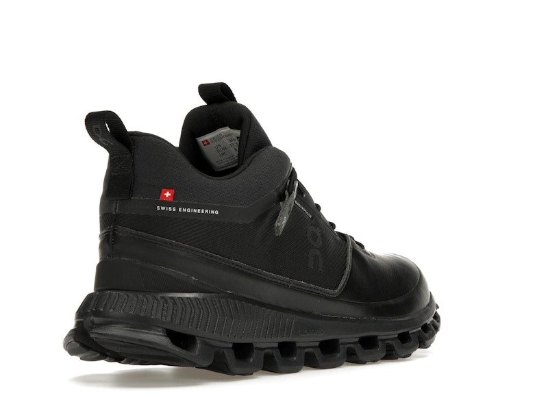 On Running Cloud Hi Waterproof Black