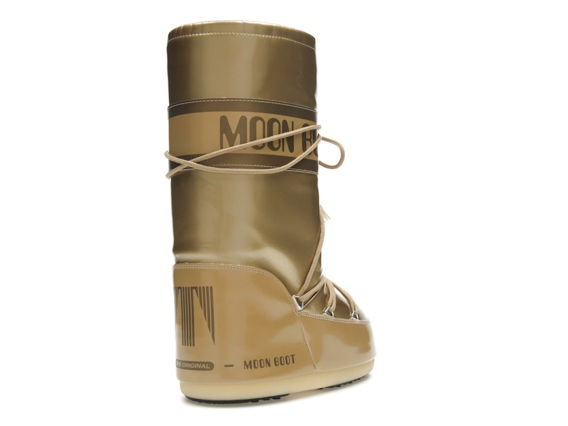 Moon Boot Icon Vinile Boot Metallic Gold