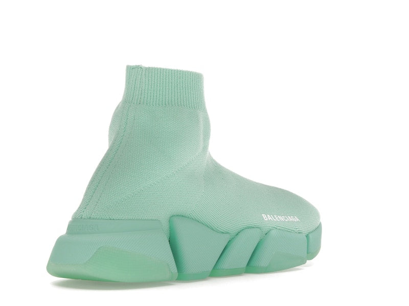 Balenciaga Speed 2.0 Recycled Transparent Sole Green