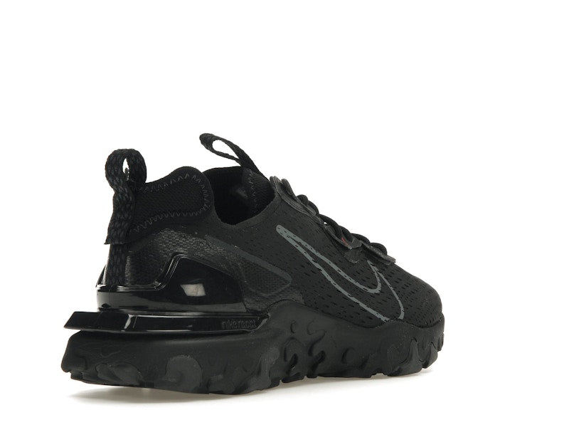 Nike React Vision Black Grey Swoosh