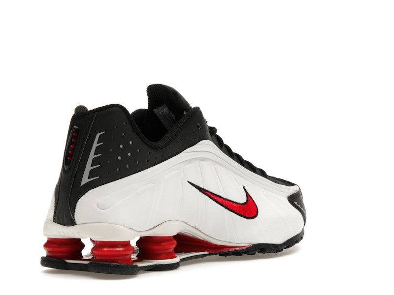 Nike Shox R4 Platinum Tint University Red Black