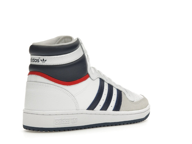 adidas Top Ten Hi White Navy Red