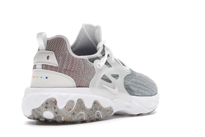 Nike React Presto Flyknit Multi White