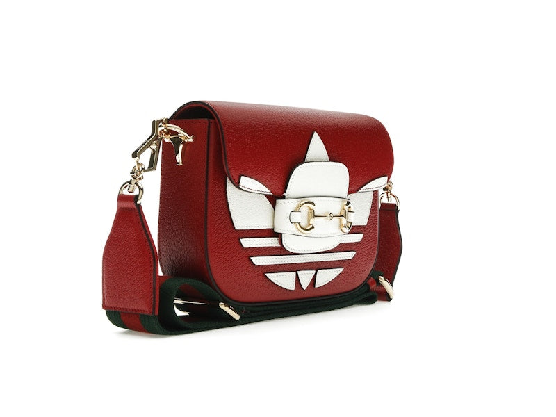 Gucci x adidas Horsebit 1955 Shoulder Bag Red
