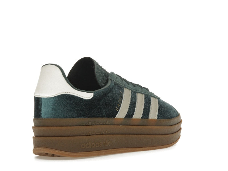 adidas Gazelle Bold Mineral Green Velvet (Women's)