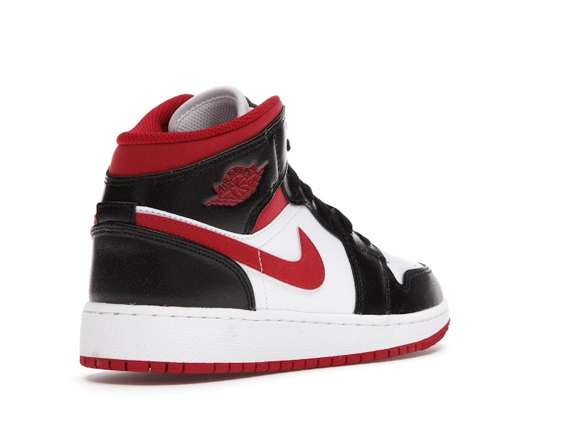 Jordan 1 Mid Gym Red Black White (GS)
