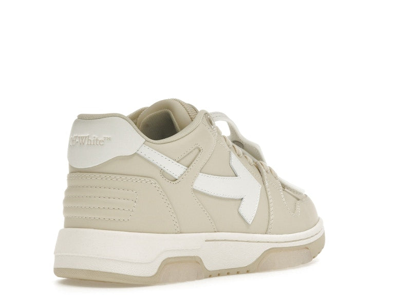 OFF-WHITE Out Of Office OOO Low Tops Angora White