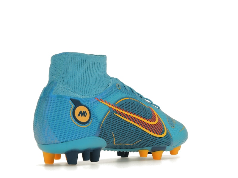 Nike Mercurial Superfly 8 Elite AG Chlorine Blue Laser Orange