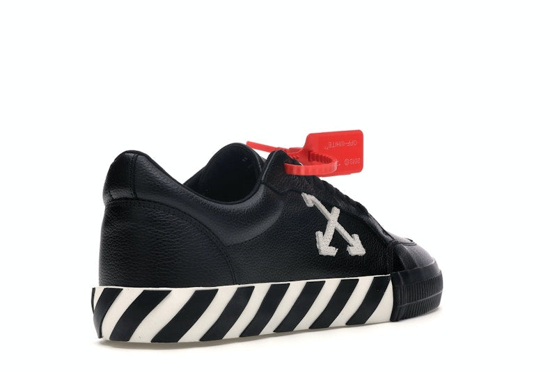 OFF-WHITE Vulc Low Black Leather FW19