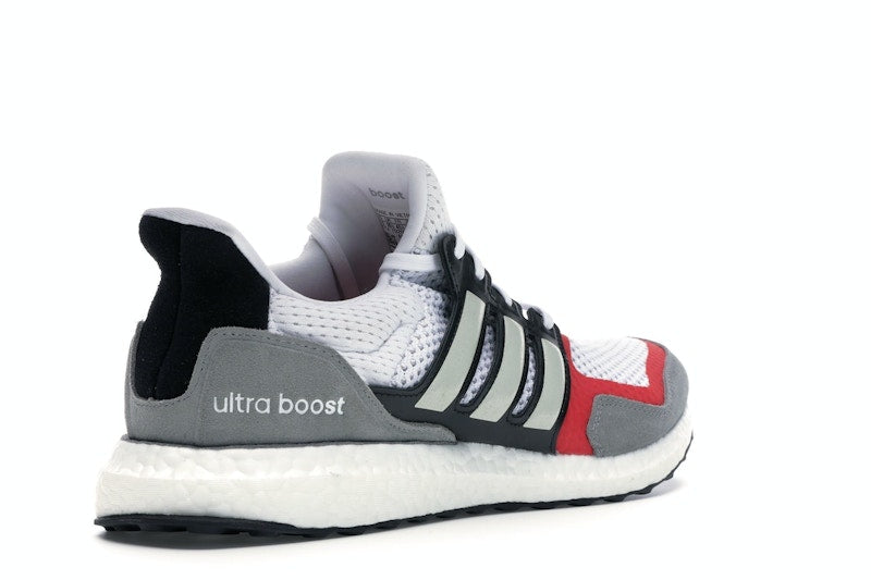 adidas Ultra Boost S&L White Grey Scarlet