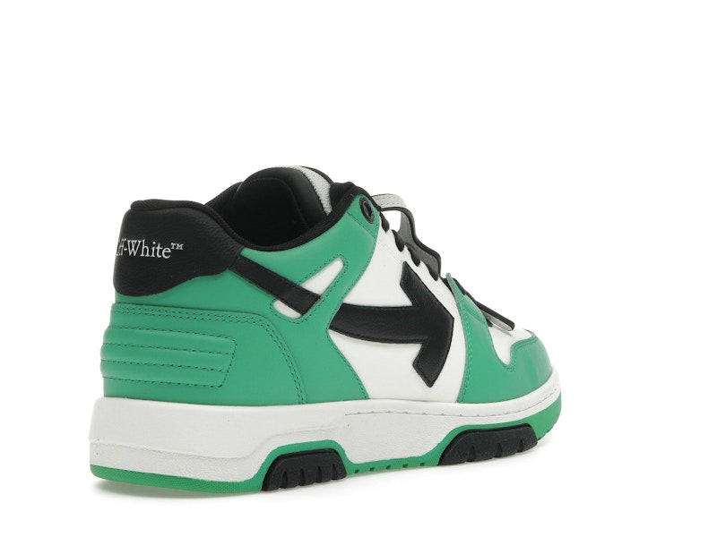 OFF-WHITE Out Of Office "OOO" Low Tops Green Black