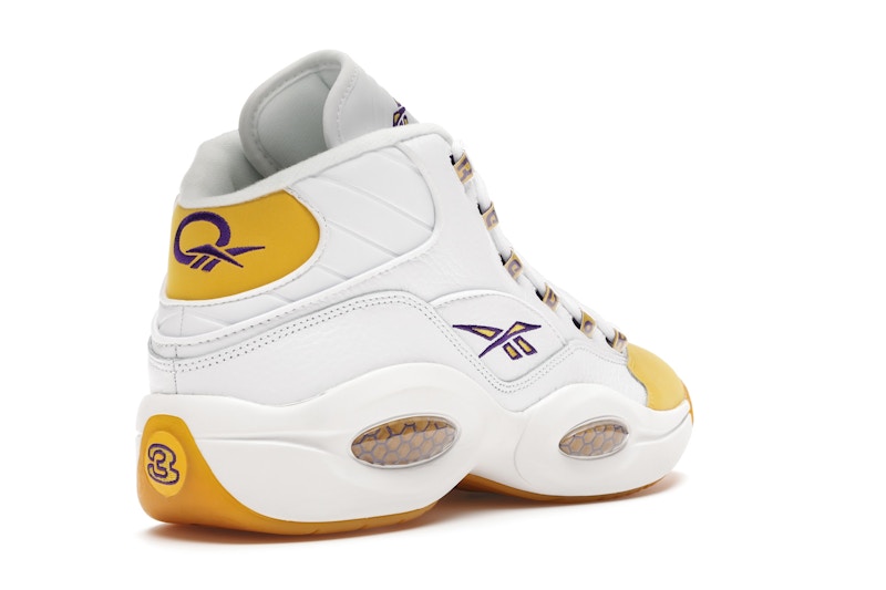 Reebok Question Mid Yellow Toe