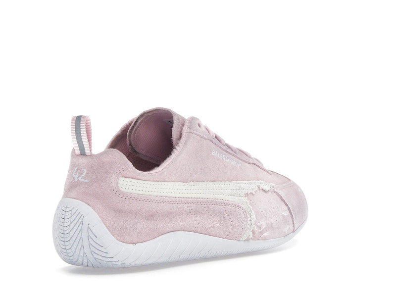 Balenciaga x Puma Speedcat Suede Distressed Pink White