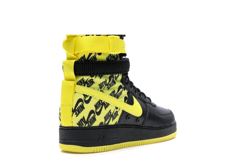 Nike SF Air Force 1 High Black Dynamic Yellow