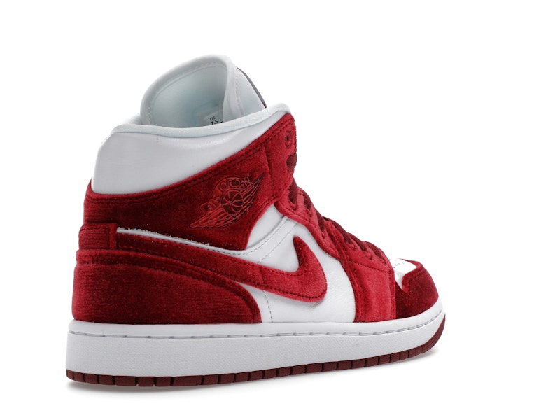 Jordan 1 Mid SE Red Velvet (Women's)