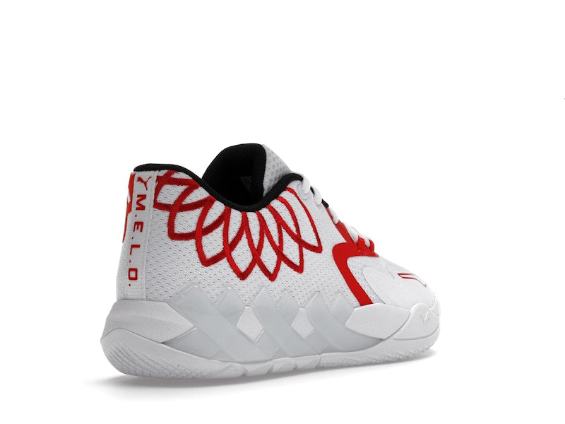 Puma LaMelo Ball MB.01 Lo Team Colors White High Risk Red