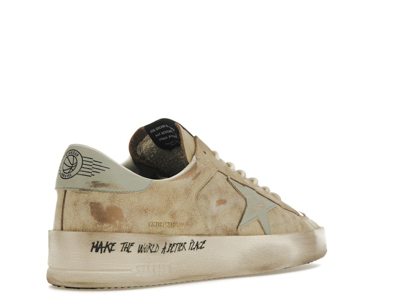 Golden Goose Stardan White Vintage Light Blue