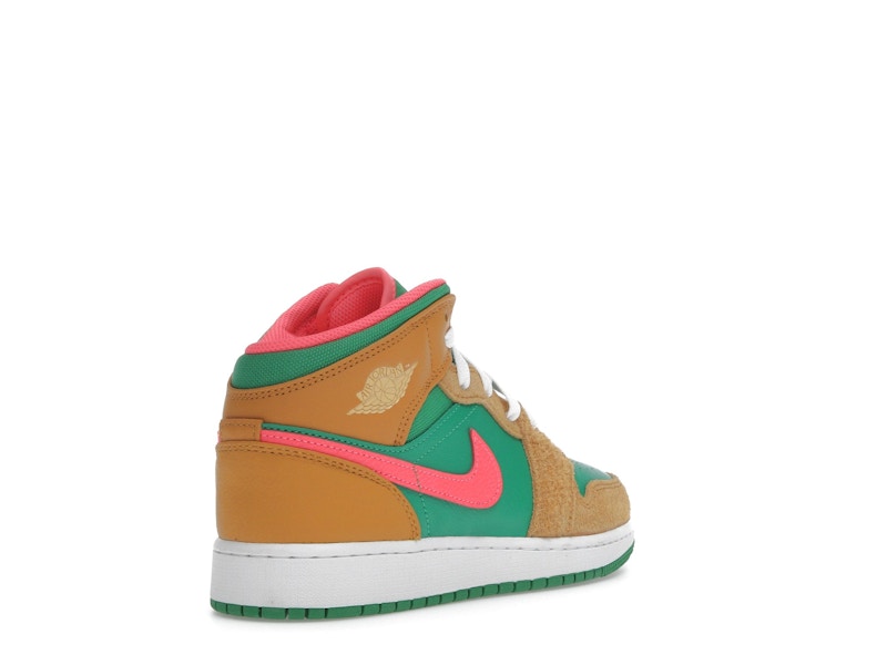 Jordan 1 Mid SE Chutney Lucky Green (GS)
