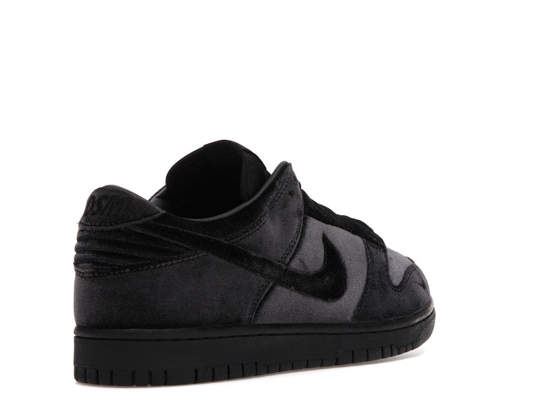 Nike Dunk Low Dover Street Market Triple Black Velvet