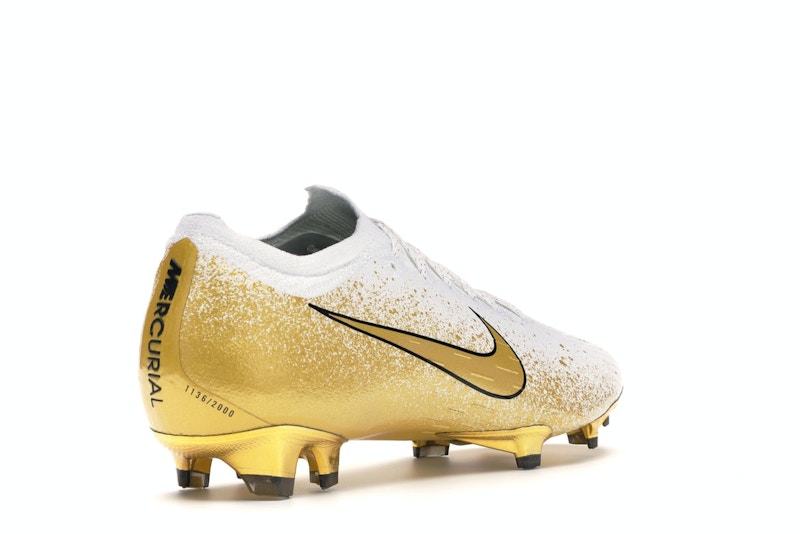 Nike Vapor 12 Elite SE FG White Metallic Gold