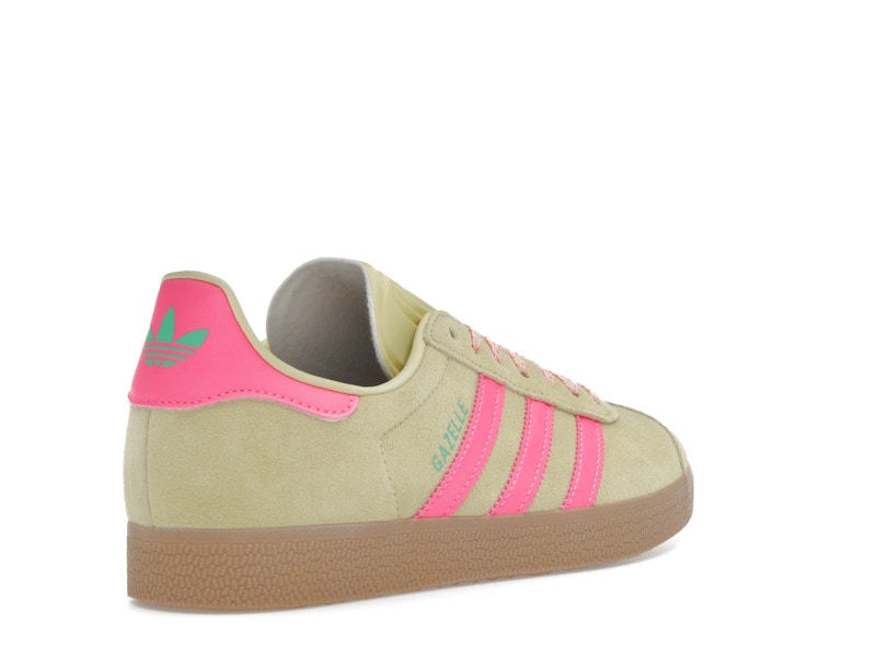 adidas Gazelle Powder Yellow Lucid Pink (Women's)