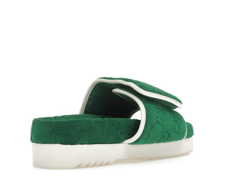 adidas x Gucci GG Platform Sandal Green
