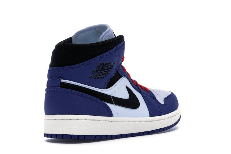 Jordan 1 Mid Deep Royal Blue Black