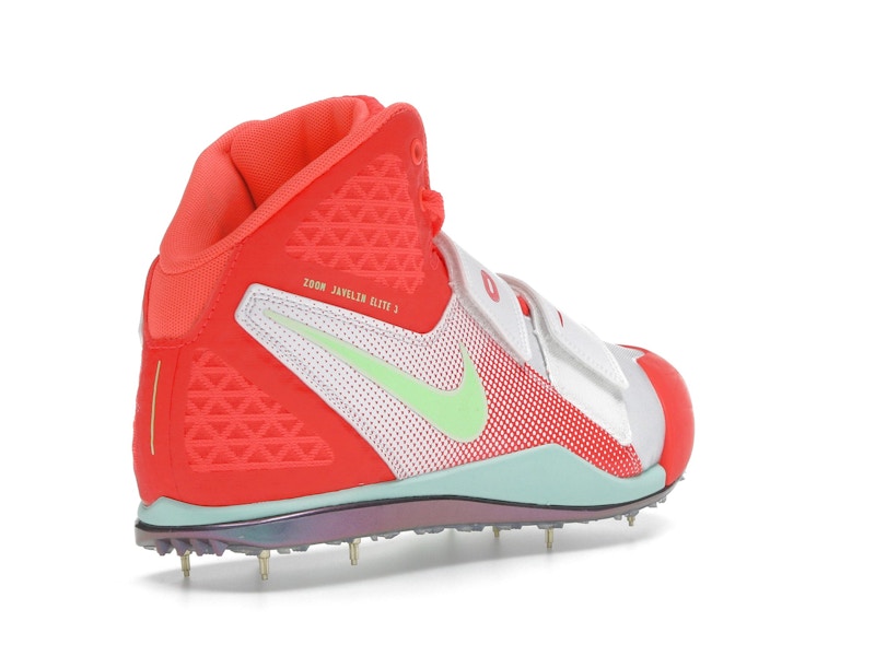 Nike Zoom Javelin Elite 3 White Hyper Orange Lime Blast Bright Crimson