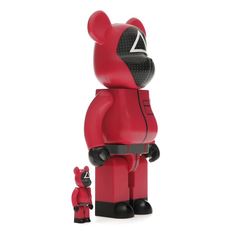 Bearbrick x Squid Game Guard (Triangle) 100% & 400% Set