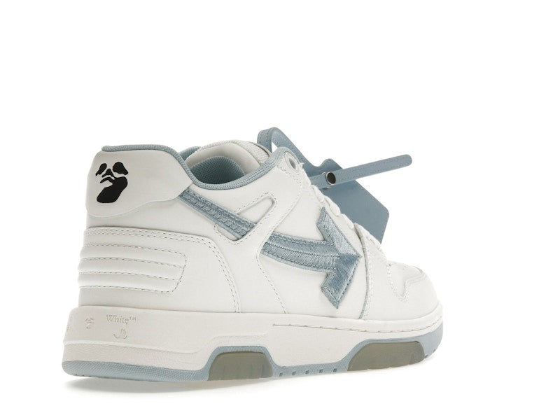 OFF-WHITE Out Of Office OOO Low Tops Embroidered Arrow White Light Blue