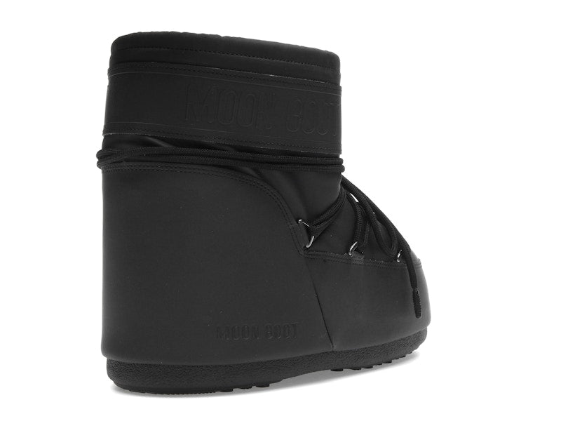 Moon Boot Icon Rubber Low Boot Black
