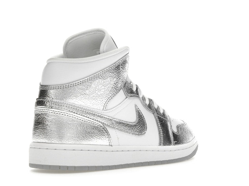 Jordan 1 Mid SE Metallic Silver (Women's)