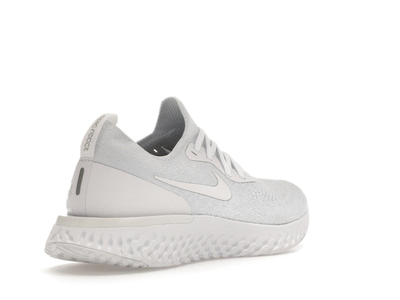 Nike Epic React Flyknit True White