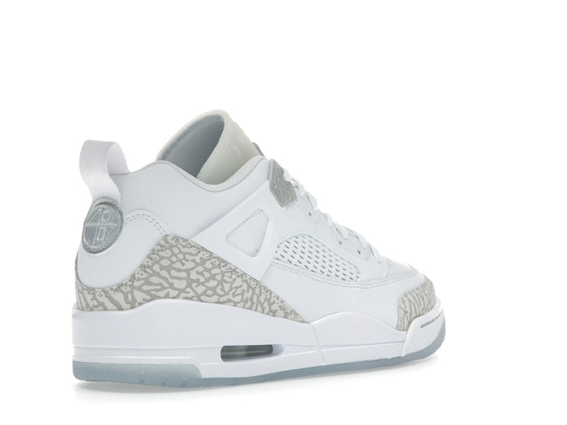 Jordan Spizike Low White Metallic Silver Barely Blue Neutral Grey