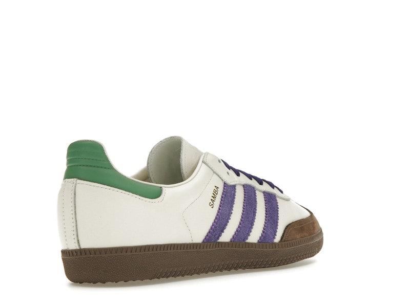 adidas Samba OG Off White Core Purple Green Brown (Women's)