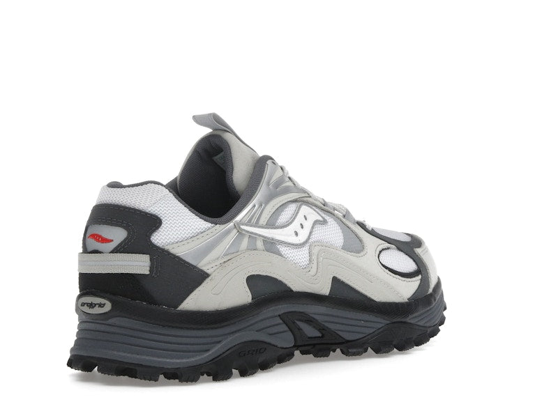 Saucony Grid Aura X Grey Pack White