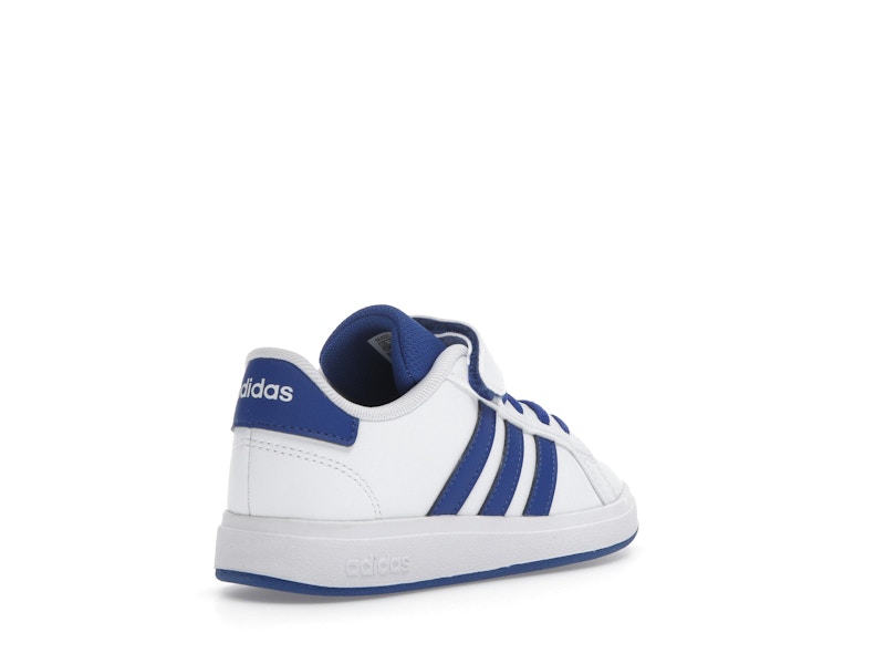 adidas Grand Court 2.0 Cloud White Royal Blue Core Black (PS)