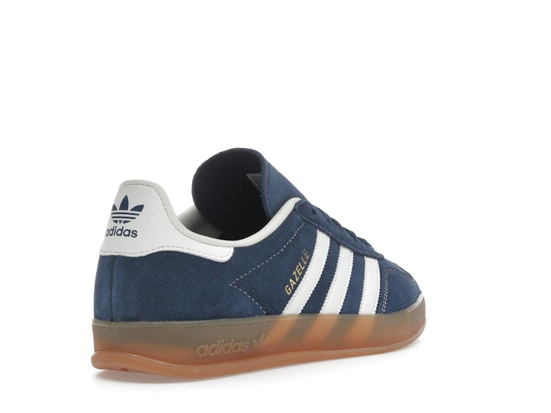 adidas Gazelle Indoor Night Indigo Off White Gold Metallic