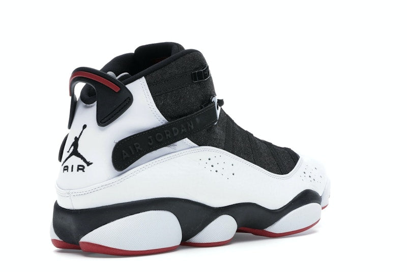 Jordan 6 Rings Black White Gym Red