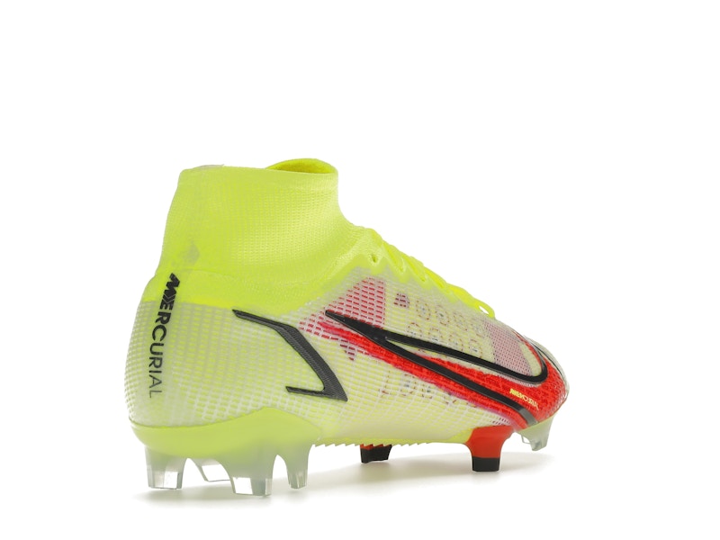 Nike Mercurial Superfly 8 Elite FG Volt Black Bright Crimson