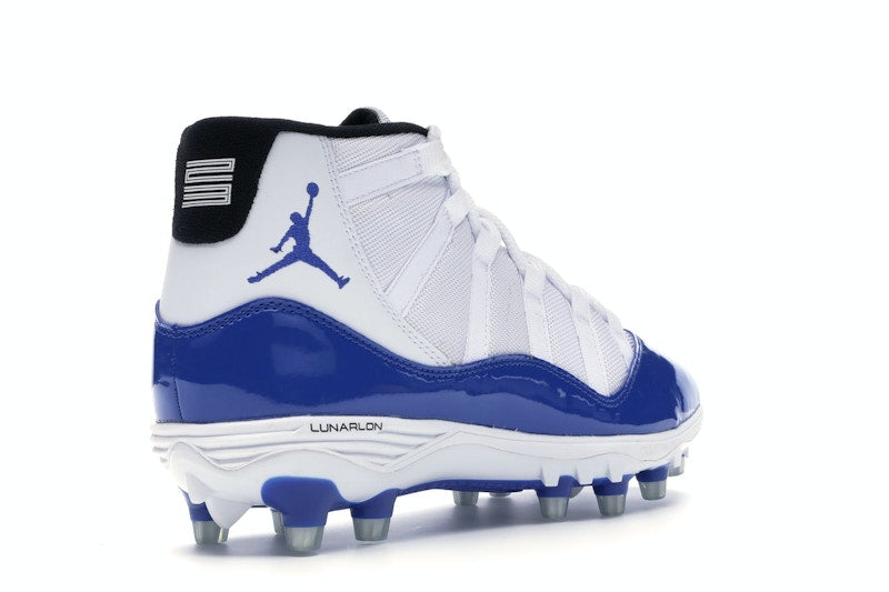 Jordan 11 Retro Cleat White Royal