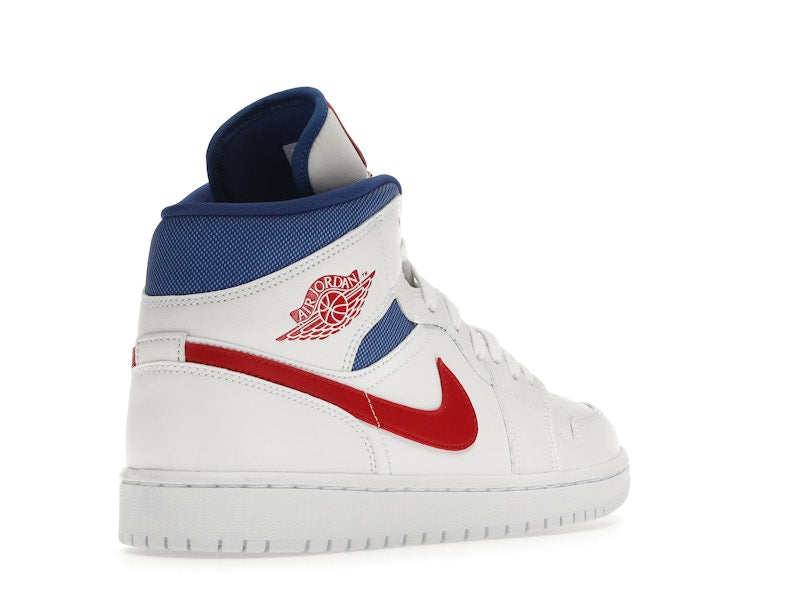 Jordan 1 Mid White Red Royal (Women's)