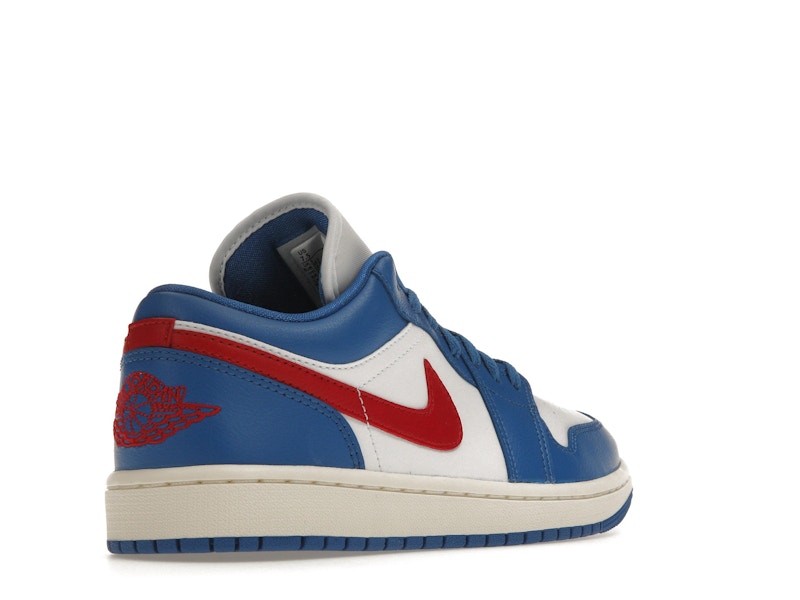 Jordan 1 Low Sport Blue Gym Red (Women's)
