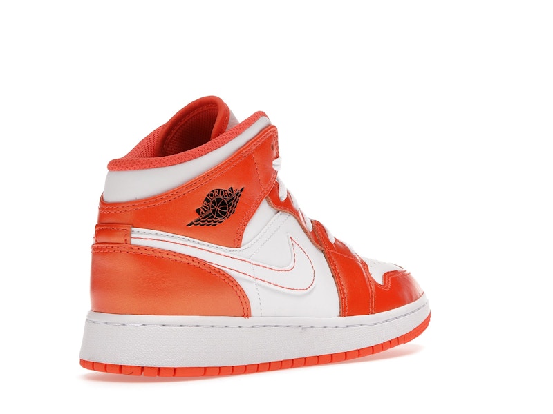 Jordan 1 Mid Metallic Orange (GS)
