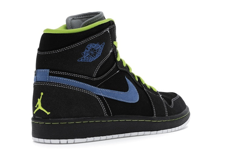Jordan 1 Retro High Black Cyber Blue Sapphire