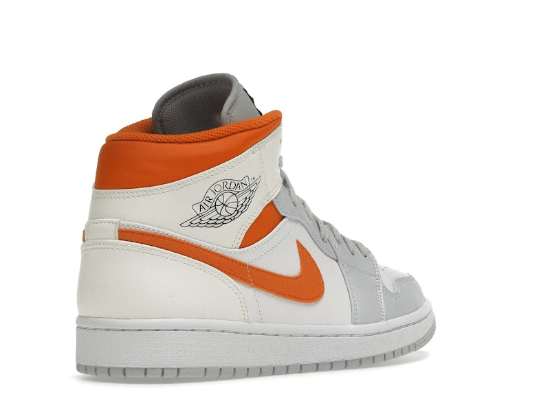 Jordan 1 Mid Starfish Pure Platinum