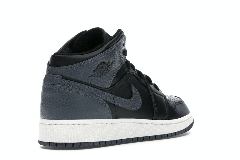 Jordan 1 Mid Black Dark Grey (GS)