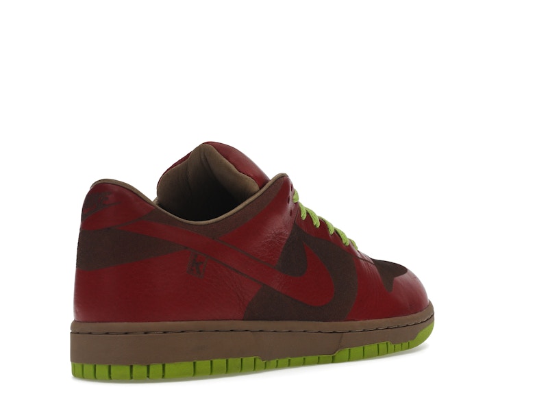 Nike Dunk Low 1-Piece Laser Varsity Red Chartreuse